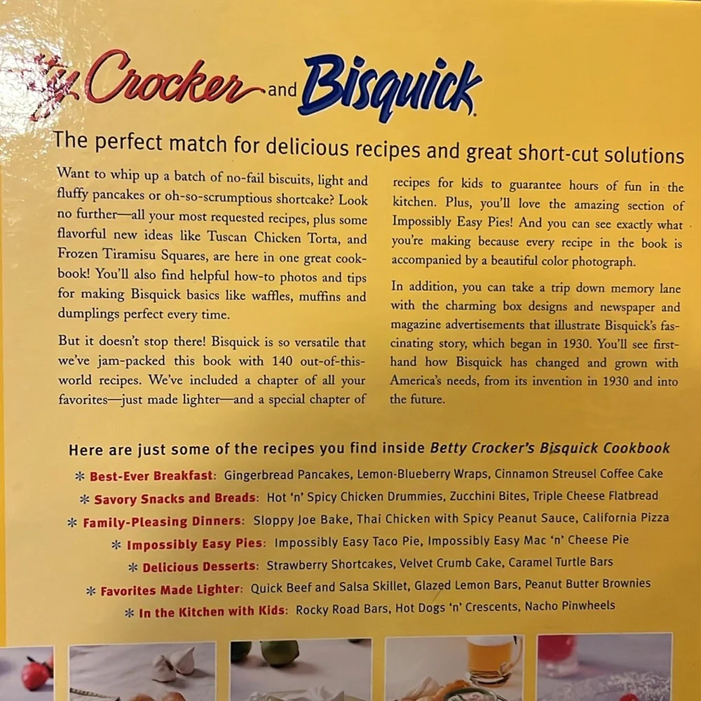 Betty Crocker Bisquick cookbook NWT